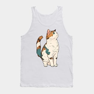 I Love You My Vintage Cat - Cute Cats Tank Top